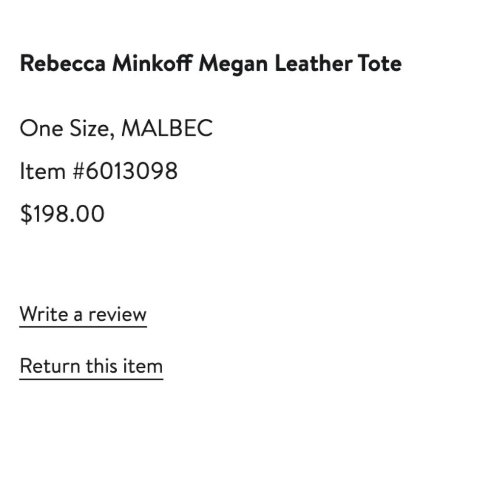 Rebecca Minkoff Leather Tote - Picture 8 of 9